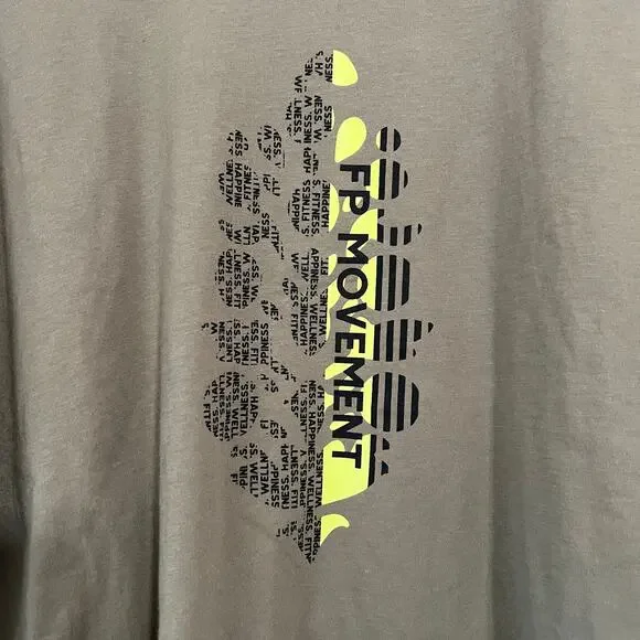 NWT Free People Movement Inspire Logo Tee in Sage - Picture 4 of 6